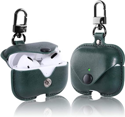 Picture of [Only Case] Air pods Pro/ Pro 2nd Gen Premium Artificial Carrying Case Shockproof Earbuds Protective Cover Box for apple air pod/ buds