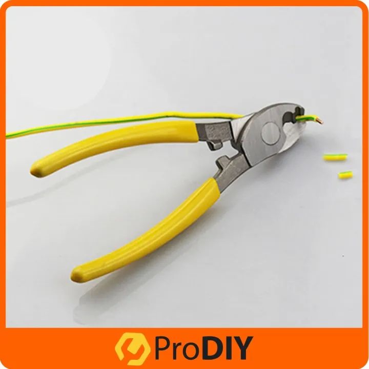 Picture of WELLOO 6"inch Professional Electric Wire Cable Cutting Plier for Cutting Cable Tools Universal Cutter Soft Grip Plastic Steel,steel