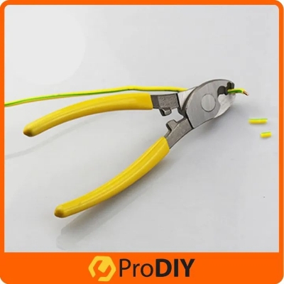 Picture of WELLOO 6"inch Professional Electric Wire Cable Cutting Plier for Cutting Cable Tools Universal Cutter Soft Grip Plastic Steel,steel