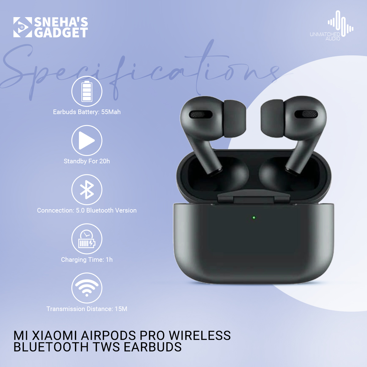 Picture of Xiaomi AirPods Pro Wireless Bluetooth TWS Earbuds Touch Control Noise Reduction