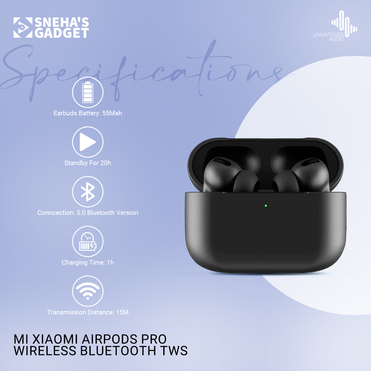 Picture of Mi Xiaomi Airpods_Pro Wireless Bluetooth TWS Earbuds