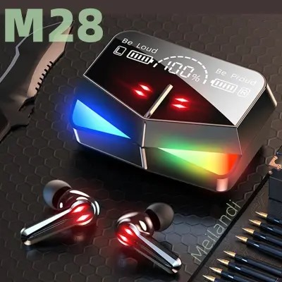 Picture of TWS Wireless Earphones M28 Bluetooth Headphones Stereo Touch Control Noise Reduction Waterproof Earbuds Headsets With Microphone