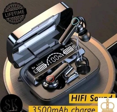 Picture of M19 Tws Wireless Bluetooth 5.1 Headphones Touch Control Stereo Earbuds With Digital Led Display - Earphone - Earbuds