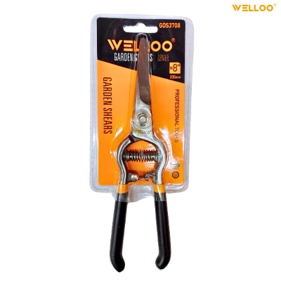 Picture of WELLOO Straight 200mm Garden Shears Trustworthy Best Quality Manual Hand Garden Pruner Pruning Shears Garden Scissors GDS3708