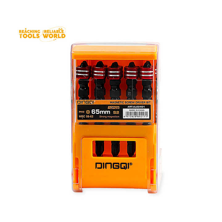 Picture of DINGQI Ph2 Electric Driver Bit 65mm Double Ended Power Screwdriver Bits Set With Magnetic Ring