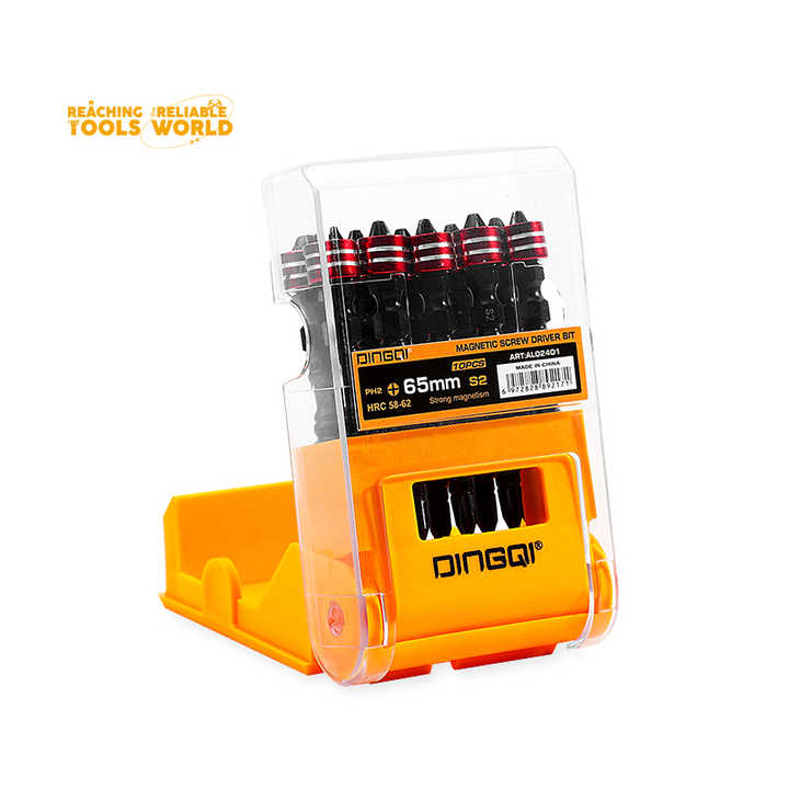 Picture of DINGQI Ph2 Electric Driver Bit 65mm Double Ended Power Screwdriver Bits Set With Magnetic Ring
