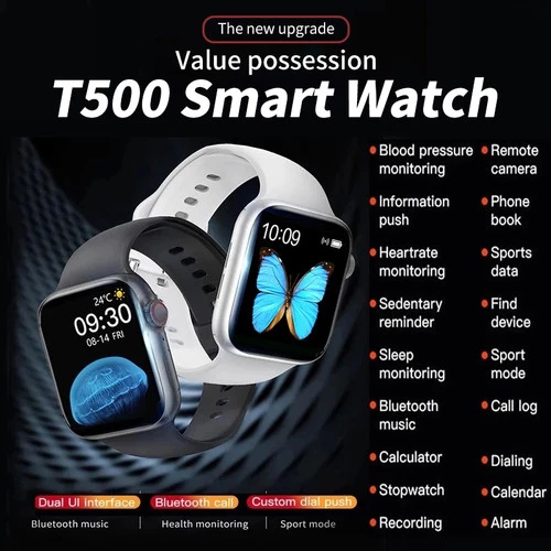 Picture of T500 Smart Watch is compatible with Android and iOS Bluetooth Watch