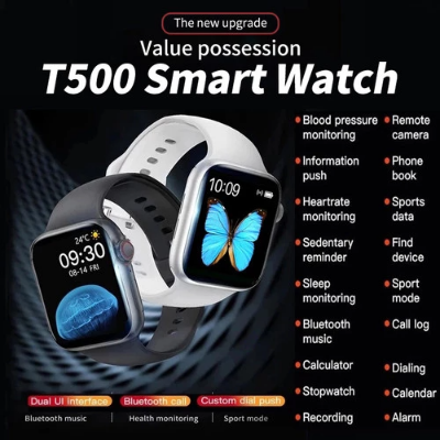 Picture of T500 Smart Watch is compatible with Android and iOS Bluetooth Watch
