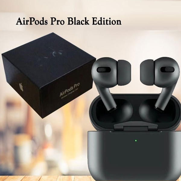 Picture of AirPods Pro 2nd generation MADE IN DUBAI Bluetooth Earbuds black glossy