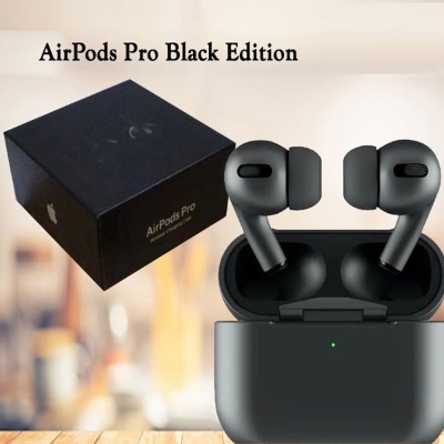 Picture of AirPods Pro 2nd generation MADE IN DUBAI Bluetooth Earbuds black glossy