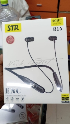 Picture of STR R16 Neckband Wireless Headset – Bluetooth 5.0, Long Battery Life & Sweat-Proof Design
