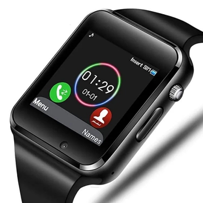 Picture of A1 SIM-Supported Smart Watch with dubble bettery and  Calling Function Memory Card Support 2 ta battery deya hobe