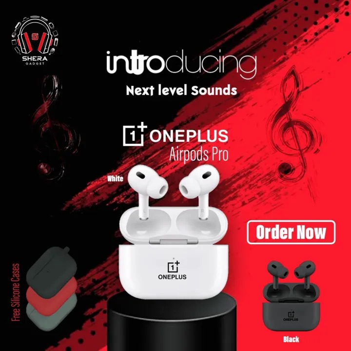 Picture of Airpods Pro Wireless TWS Earbuds with free cover gift