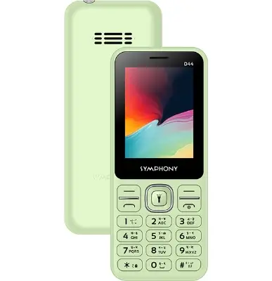 Picture of Symphony D44 Feature Phone with 1800 mAH Battery and Auto Call Recording, Call Blocking, Multicolor (Best Price) 