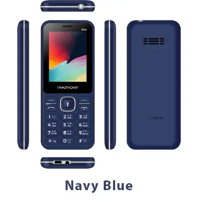 Picture of Symphony D44 Feature Phone with 1800 mAH Battery and Auto Call Recording, Call Blocking, Multicolor (Best Price) 