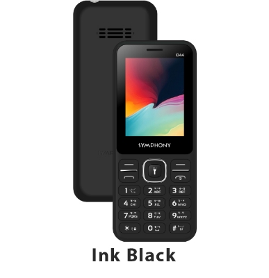 Picture of Symphony D44 Feature Phone with 1800 mAH Battery and Auto Call Recording, Call Blocking, Multicolor (Best Price) 
