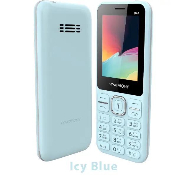 Picture of Symphony D44 Feature Phone with 1800 mAH Battery and Auto Call Recording, Call Blocking, Multicolor (Best Price) 