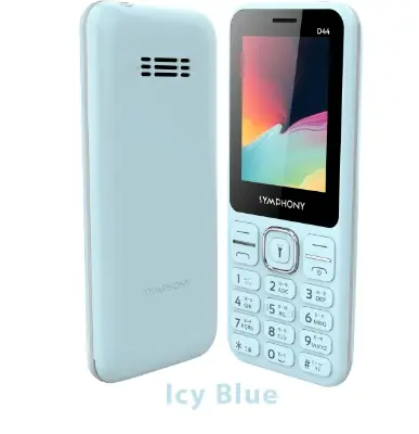 Picture of Symphony D44 Feature Phone with 1800 mAH Battery and Auto Call Recording, Call Blocking, Multicolor (Best Price) 