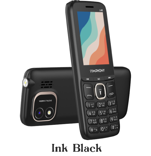 Picture of Symphony L48 Feature Phone with large battery and Camera with Flash, Multicolor (Best Price) 