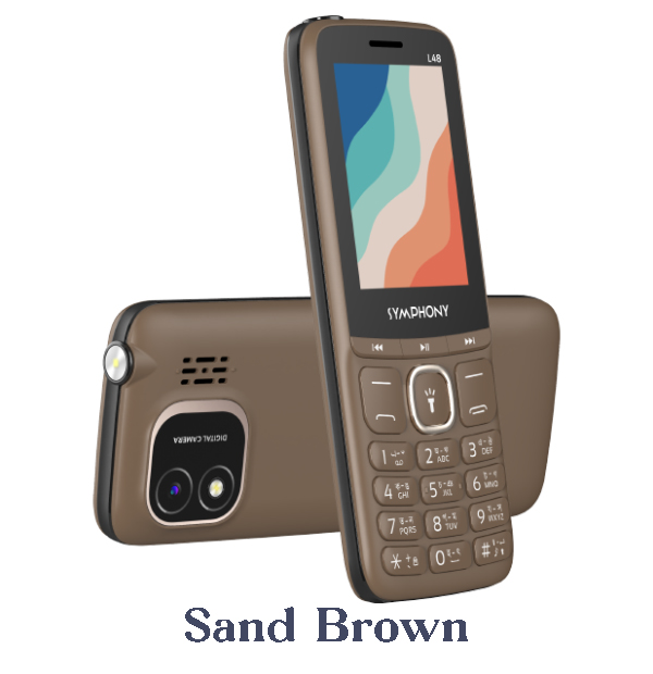 Picture of Symphony L48 Feature Phone with large battery and Camera with Flash, Multicolor (Best Price) 