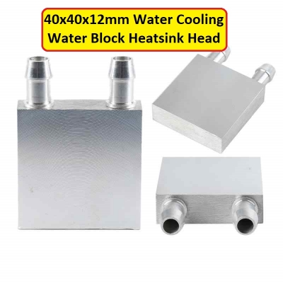 40mm Aluminum Water Cooling Block Heatsink for TEC1-12706 DIY
