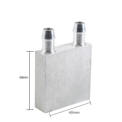 40mm Aluminum Water Cooling Block Heatsink for TEC1-12706 DIY