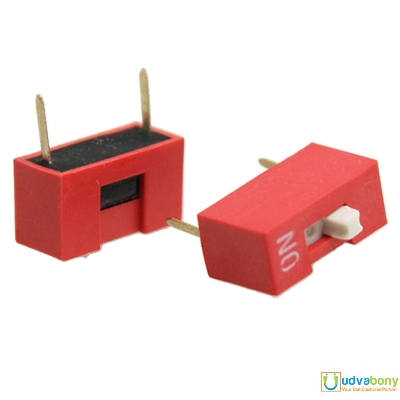 Picture of 3Pcs- DIP Switch 1 Pin DIP Switch 1 Position 2.54mm Pitch Horizontal DIP Switch One Single Positions Piano Type DIP Slide Switches