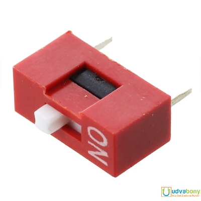 Picture of 3Pcs- DIP Switch 1 Pin DIP Switch 1 Position 2.54mm Pitch Horizontal DIP Switch One Single Positions Piano Type DIP Slide Switches