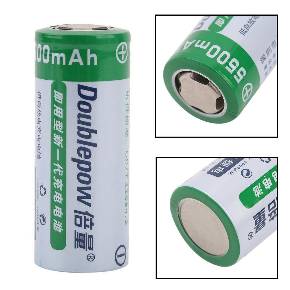 Picture of 26650 Rechargeable Battery DP-5500mAh 26650 3.7V Rechargeable Battery 26650 Rechargeable Lithium Battery Flat Head Battery For Solar Light Flash Light