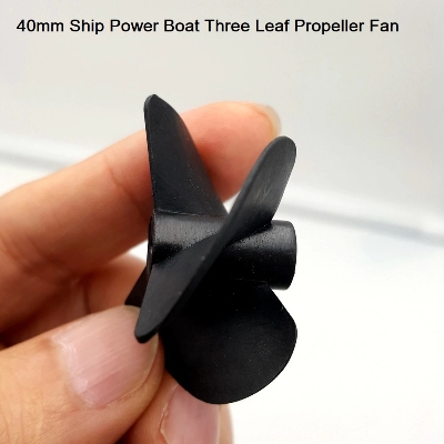 Picture of 40mm BOAT FAN Nylon Mini Boat Fan 3 Blade 40mm Shaft Hole 2mm 3 Vane Paddle 40mm Diameter Boat Motor Fans Boat Fans 