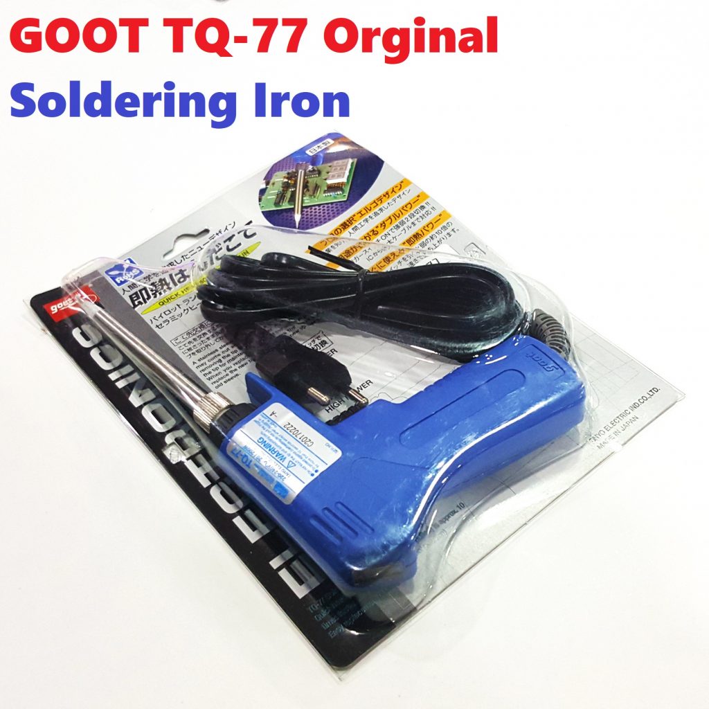 Picture of GOOT MADE IN JAPAN TQ-77 Soldering Iron 20-200W Soldering Iron 220V Tatal Iron 20-200W Quick Heat Soldering Iron Tin Treatment Anti Corrosion Soldering Iron TQ-77 Tools