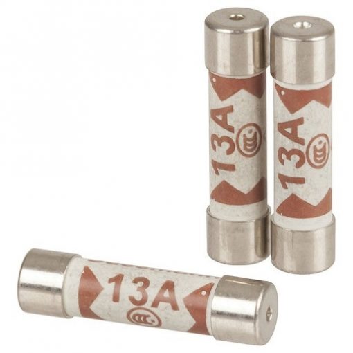 BS1362 13A 250V Ceramic Fuse 6x25mm Fast Blow Plug Fuse