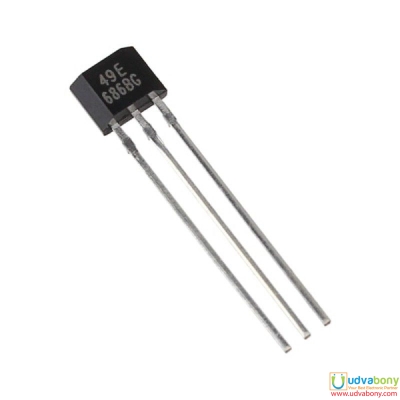 Picture of A CLASS 49E Hall Sensor S49E OH49E SS49E Linear Hall Effect Sensors TO-92 3 Pins Leads Sensor Element Switch Hall Sensor 49E
