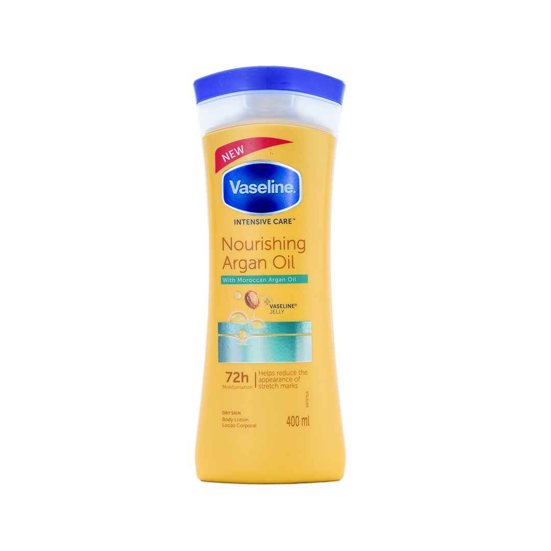 Picture of Vaseline Intensive Care Body Lotion 400ml Nourishing Argan Oil Dry Skin Body