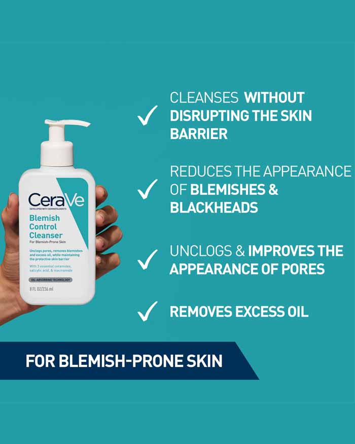 Picture of CERAVE BLEMISH CONTROL CLEANSER FOR BLEMISH PRONE SKIN 236ML