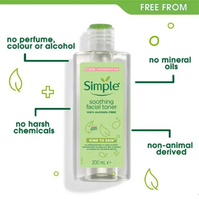 Picture of Simple Kind To Skin Soothing Facial Toner 200ml