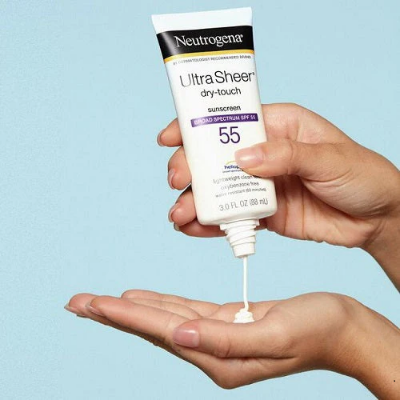 Picture of NEUTROGENA ULTRA SHEER® DRY-TOUCH SUNSCREEN BROAD SPECTRUM SPF 55..Made in USA