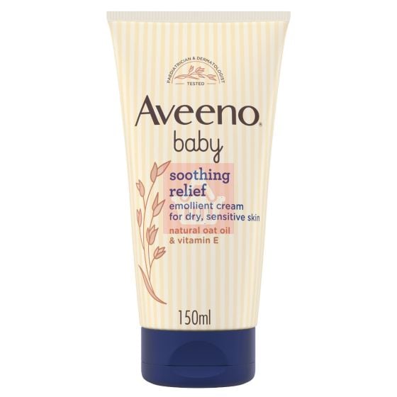 Picture of Aveeno Baby Soothing Relief Emollient Cream For Dry & Sensitive Skin 150ml