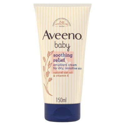 Picture of Aveeno Baby Soothing Relief Emollient Cream For Dry & Sensitive Skin 150ml