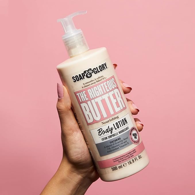 Picture of Soap & Glory Original Pink The Righteous Butter Moisturizing Body Lotion Pump -