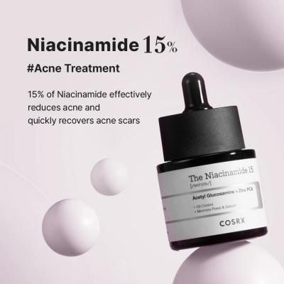 Picture of Cosrx The Niacinamide 15 Serum With Acetyl Glucosamine + Zinc PCA