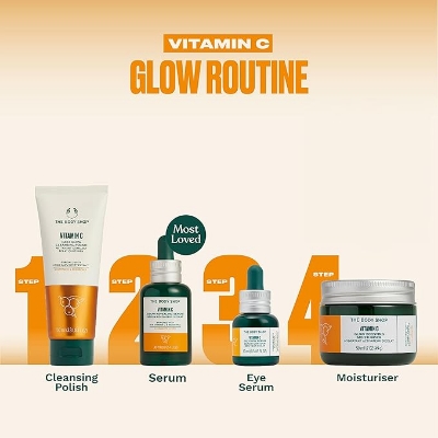 Picture of The Body Shop Vitamin C Glow Revealing Serum, For Dull & Tired Skin, Vegan