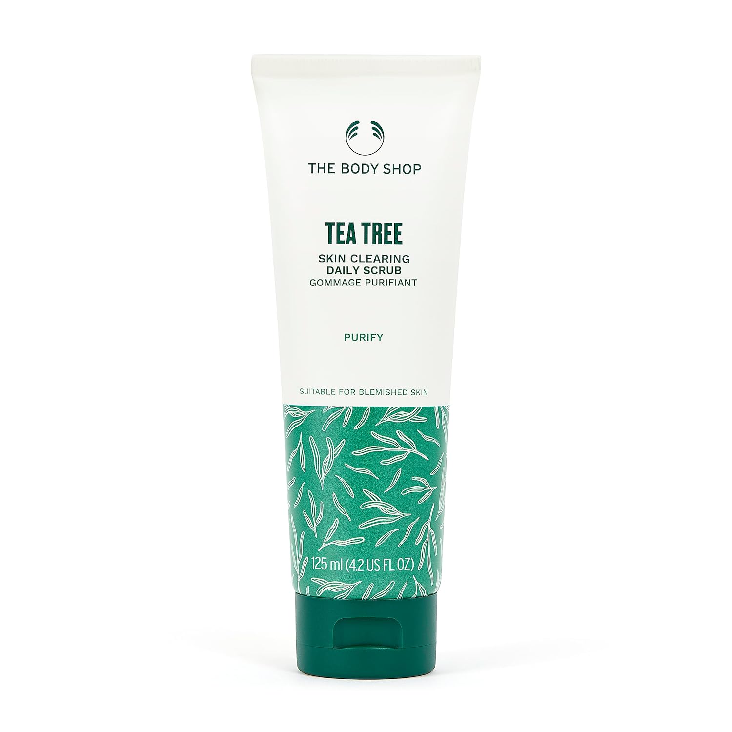 Picture of The Body Shop Tea Tree Skin Clearing Daily Face Scrub - Exfoliating and Purifying For Blemished Skin - Vegan