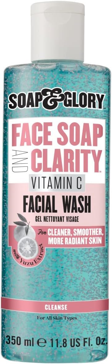 Picture of Soap & Glory Face Soap and Clarity 3-In-1 Daily Detox Vitamin C Facial Wash, 350 ml