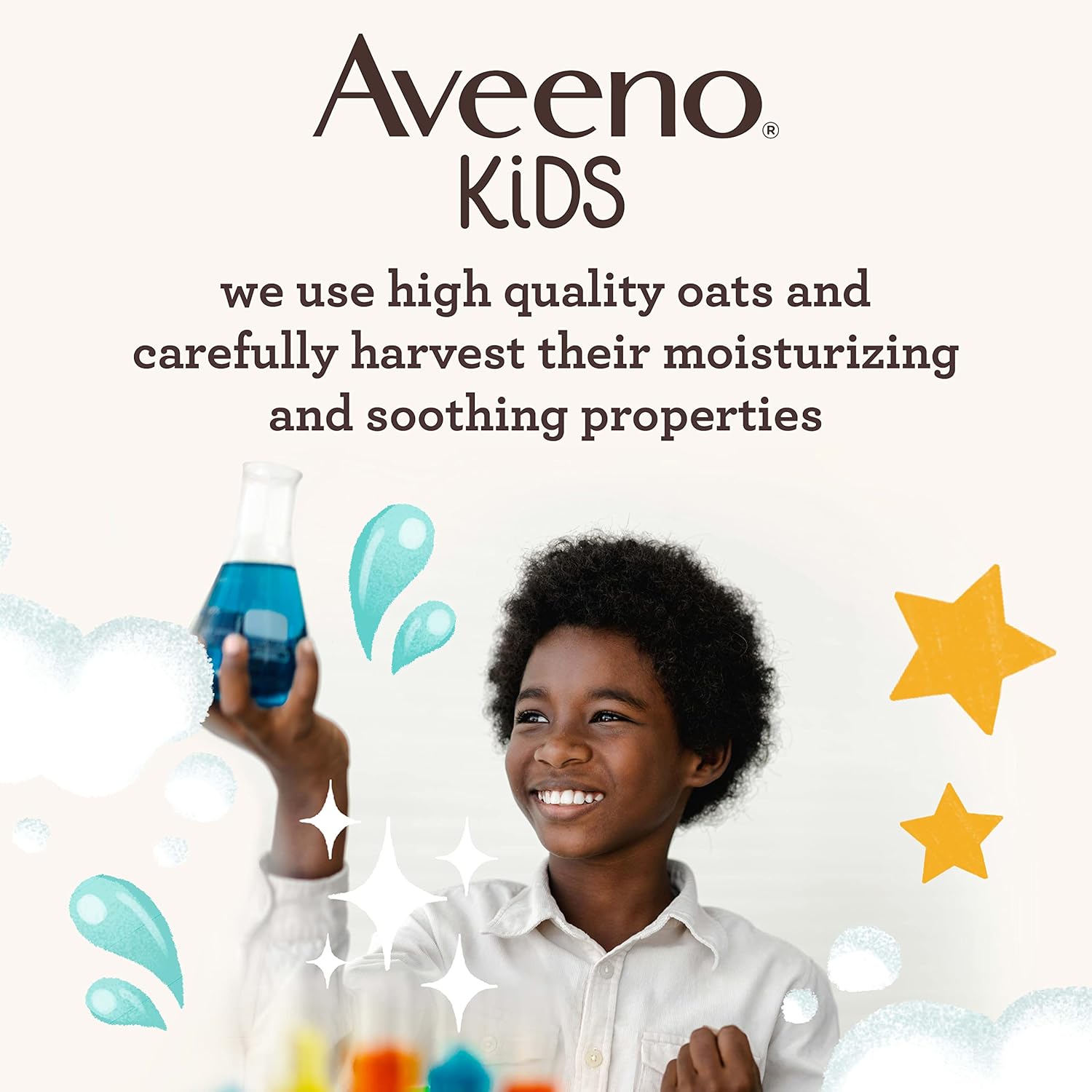 Picture of Aveeno Baby Sensitive Skin Face & Body Gel Cream for Kids with Prebiotic Oat, Clinically Proven 24 Hour Hydration for Soft Skin, Quick Drying and Lightweight, Hypoallergenic