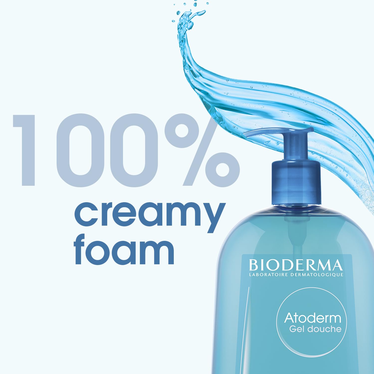 Picture of Bioderma - Atoderm - Hydrating Shower Gel - Moisturizing Face and Body Cleanser - Body Wash for Normal to Dry Sensitive Skin
