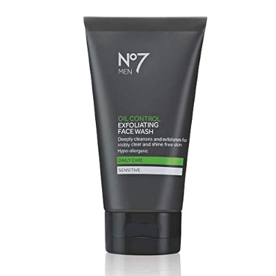 Picture of No7 Men Oil Control Exfoliating Face Wash Daily Care Sensitive 150ml