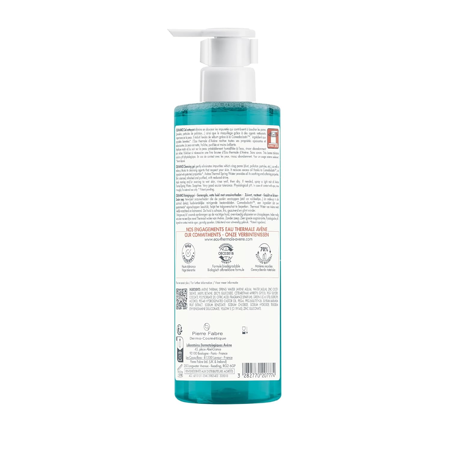 Picture of Avène Cleanance Cleansing Gel Soap Free Cleanser for Acne Prone, Oily, Face & Body, Alcohol-Free