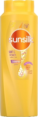 Picture of SUNSILK Shampoo, For Soft & Smooth Hair, Soft & Smooth, With Silk Protein, Argan Oil & Vitamin C, 700ml