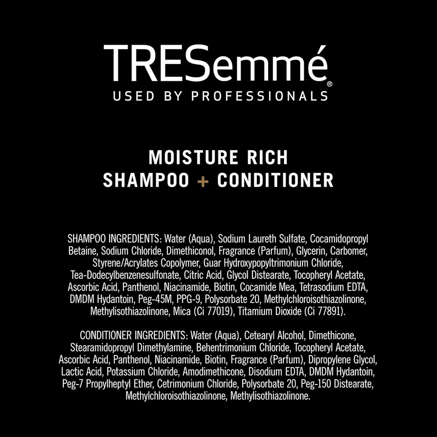 Picture of TRESemme Moisture Rich Shampoo & Conditioner Value Pack